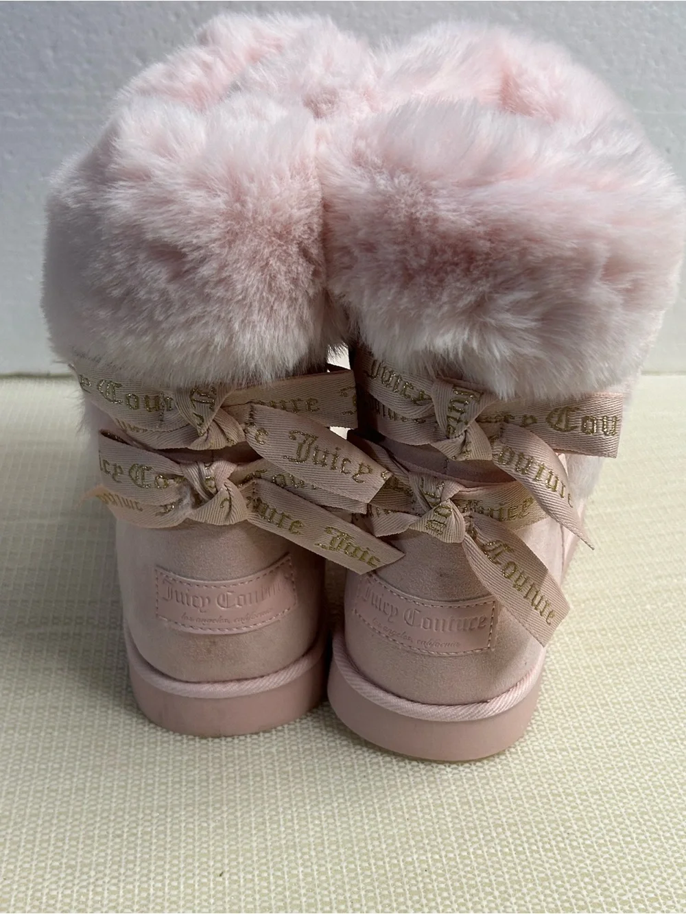 Juicy Couture King 2 Blush Pink Faux-Fur Winter Boots for Women
